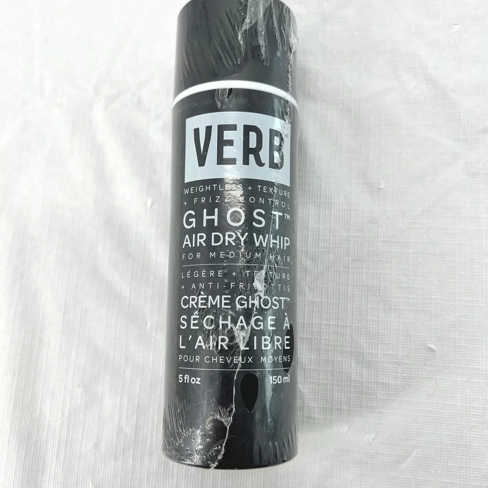 Verb Ghost Air Dry Whip Weightless Texture Frizz Control Medium Hair 5oz 150ml